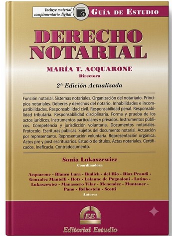 Guia de Estudio Derecho Notarial - Acquarone, Maria T