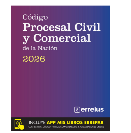 Código Procesal Civil y Comercial de la Nación 2026 - Errepar