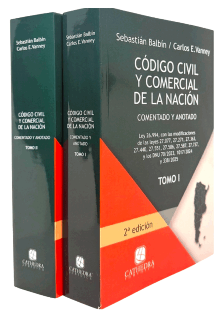 Codigo Civil y Comercial Comentado, 2 Tomos - BALBIN, S  - CARLOS E. VANNEY