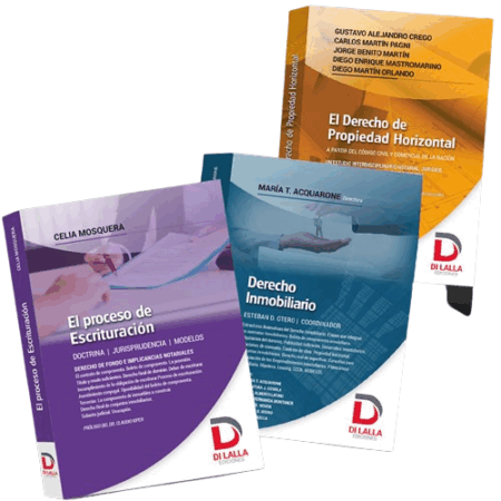 Pack (Derecho Inmobiliario + Escrituracion+ Propiedad Horizontal) - Acquarone, M.+  Crego, G + Mosquera, C