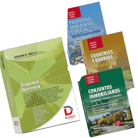Pack. Propiedad Horizontal + Conjuntos Inmobiliarios + Prop Horizontal Especial + Countries - Abella. Colman Lerner