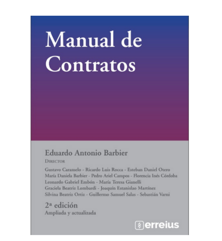 Manual De Contratos - Barbier, Eduardo