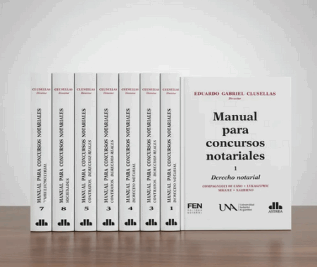 Manual Para Concursos Notariales. 7 Tomos - Clusellas, Eduardo G. (director)