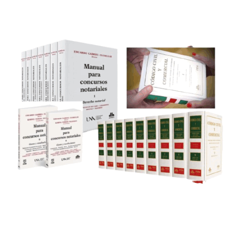 Pack Clusellas. Manual Para Concursos Notariales. 9 Ts + Codigo Civil y Comercial - Comentado