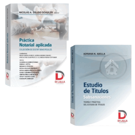 Pack. Práctica Notarial aplicada + Subsanaciones - Soligo Schuler. Abella
