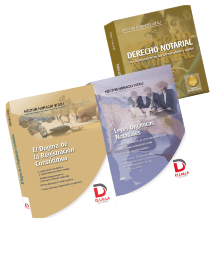Colección Vitali. Derecho Notarial. Registracion constitutiva. Leyes Notariales - Vitali, H