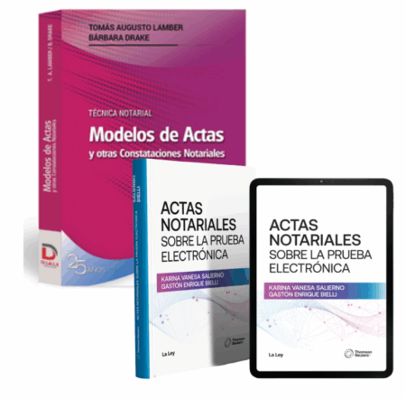 Pack Actas Notariales - Salierno. Lamber. Drake