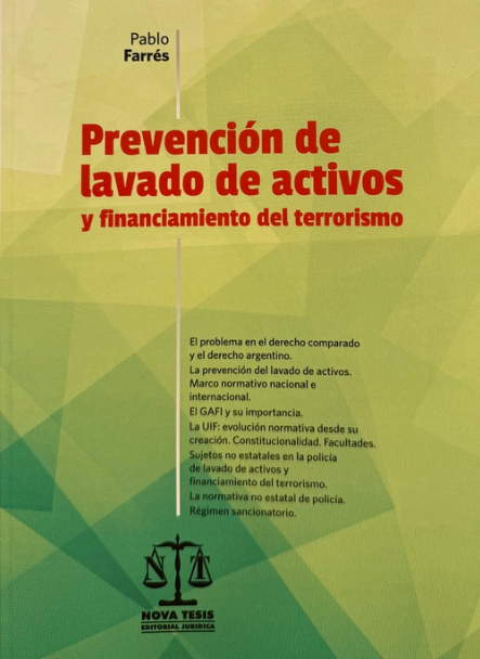 Prevención de lavado de activos y financiamiento del terrorismo - FARRÉS PABLO
