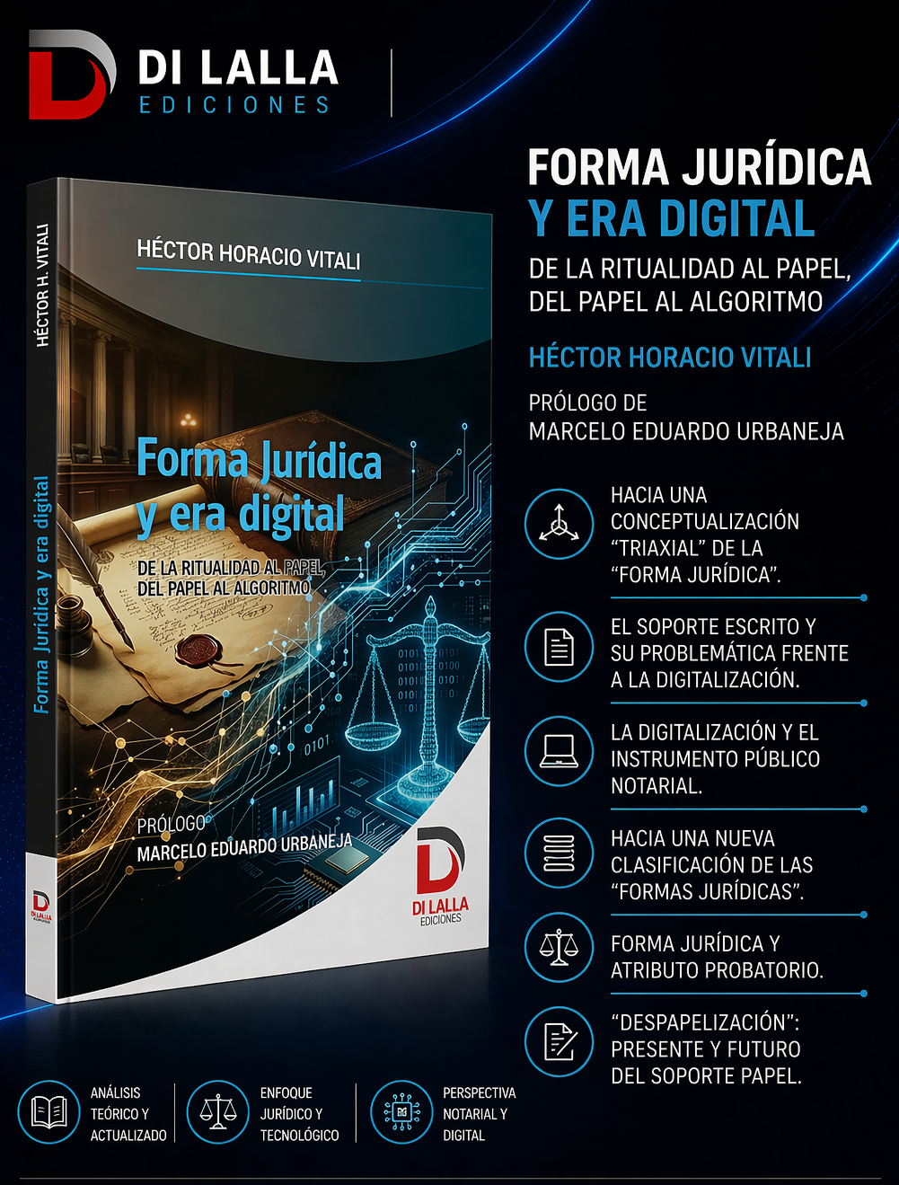 Forma jurídica y era digital - Vitali, Héctor Horacio. Prólogo de Marcelo Eduardo Urbaneja - Image 2