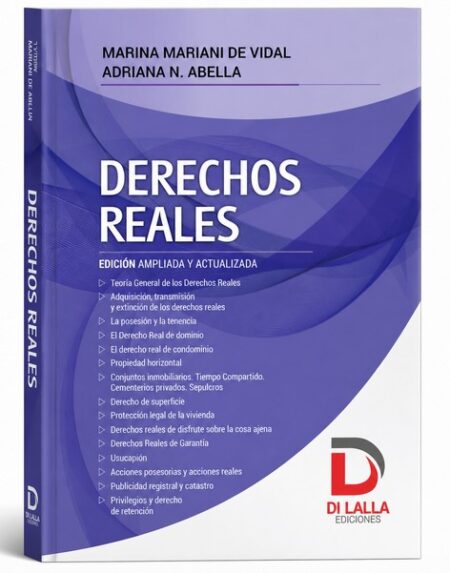 Derechos Reales - Mariani de Vidal, Marina - Abella, Adriana