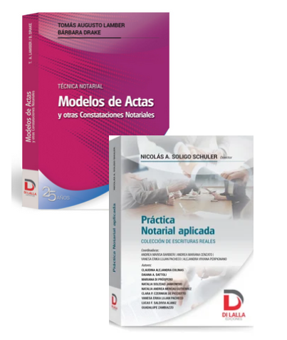 + Vendido. Pack. Práctica Notarial aplicada+ Actas Notariales. Lamber. Drake. Soligo