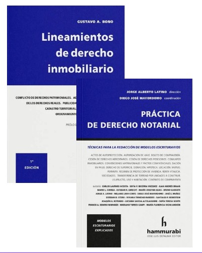Pack. Práctica Notarial + Derecho Inmobiliario. Latino. Mayordomo. Bono