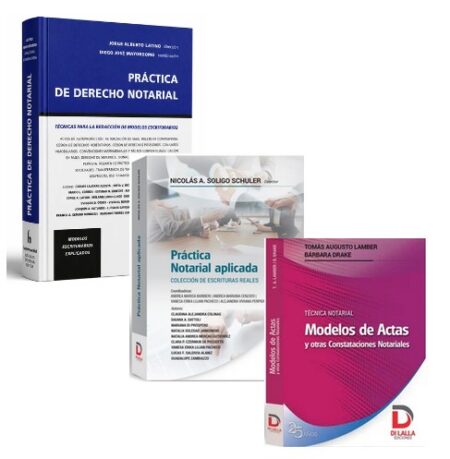 + Vendido. Pack. Práctica Notarial + Aplicada+ Actas Notariales. Lamber. Drake. Soligo. Latino
