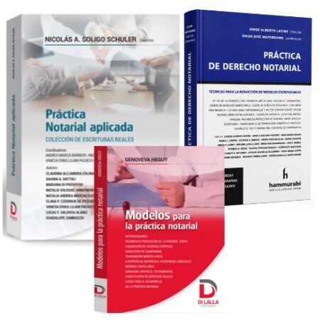 Pack. Práctica Notarial + Modelos+ Aplicada. Soligo. Heguy. Latino