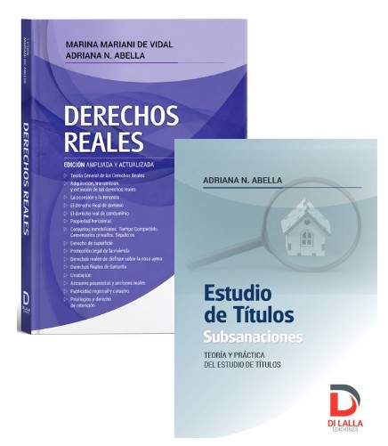 Colección Abella. Derechos Reales + Estudio de Títulos. Subsanaciones -Abella , Adriana