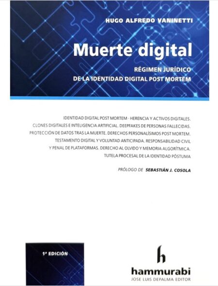 Muerte digital - Vaninetti. Prologo de Sebastián Justo Cosola