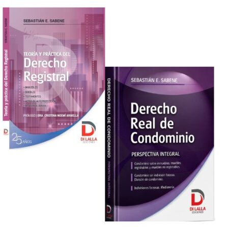 Derecho Registral + Derecho real de condominio - Sabene, Sebastián E.